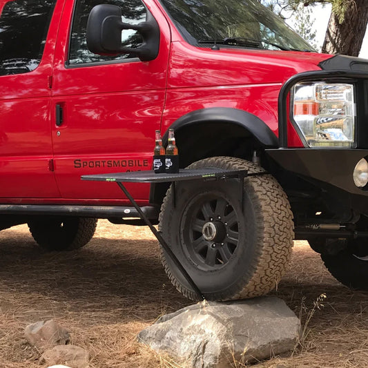 Tailgaters Tire Table Large Aluminum Camping Table - Angler's Pro Tackle & Outdoors