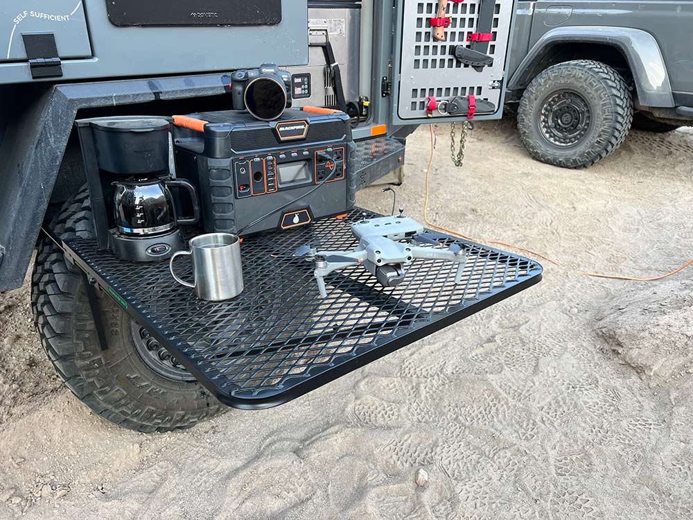 Tailgaters Tire Table Large Steel Camping Table - Angler's Pro Tackle & Outdoors