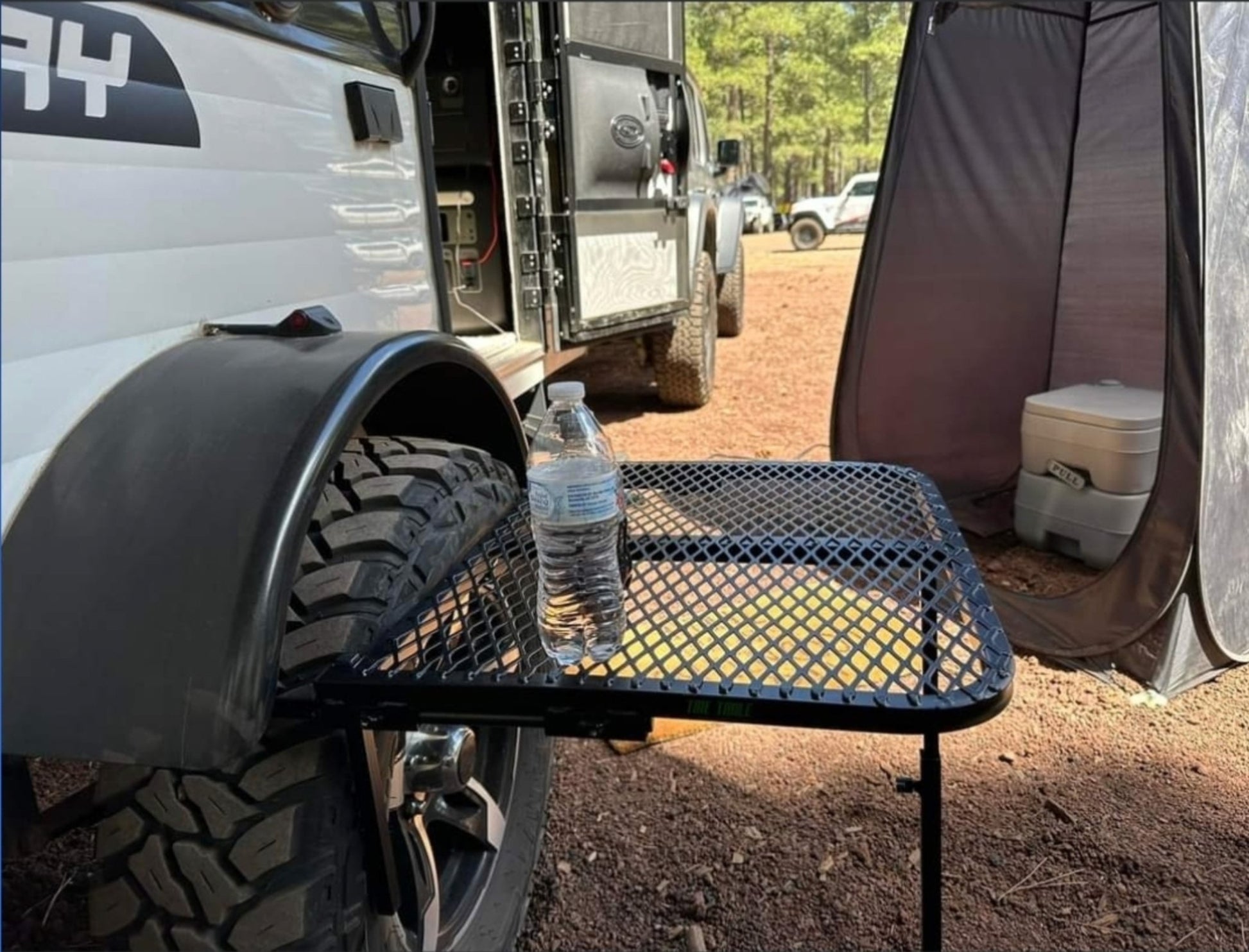 Tailgaters Tire Table SMALL - Aluminum Camping Table - Angler's Pro Tackle & Outdoors