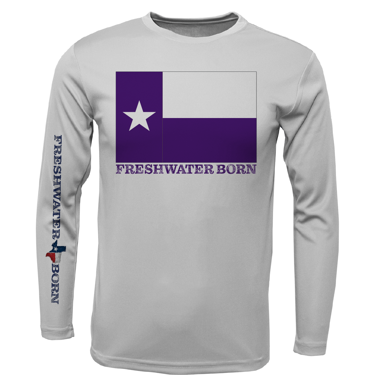 TCU Edition Freshwater Born Boy's Long Sleeve UPF 50+ Dry - Fit Shirt - Angler's Pro Tackle & Outdoors