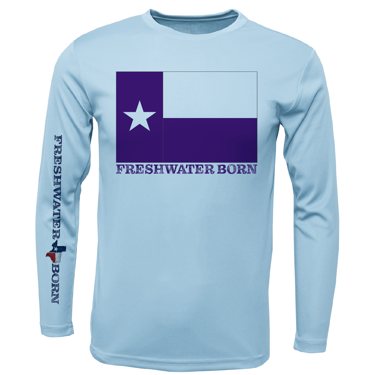 TCU Edition Freshwater Born Boy's Long Sleeve UPF 50+ Dry - Fit Shirt - Angler's Pro Tackle & Outdoors