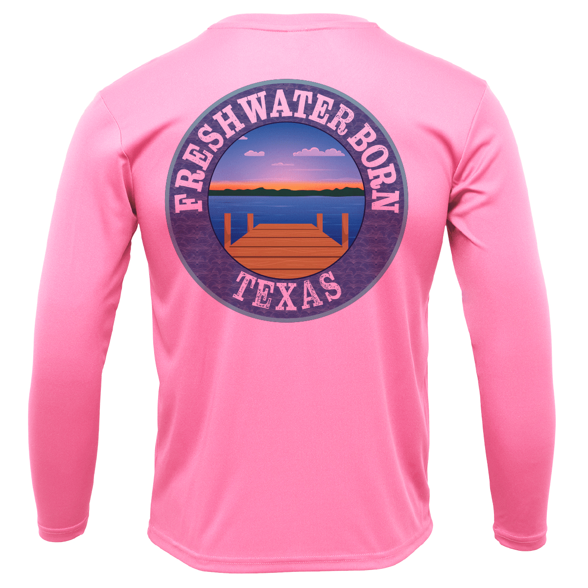 TCU Edition Freshwater Born Girl's Long Sleeve UPF 50+ Dry - Fit Shirt - Angler's Pro Tackle & Outdoors