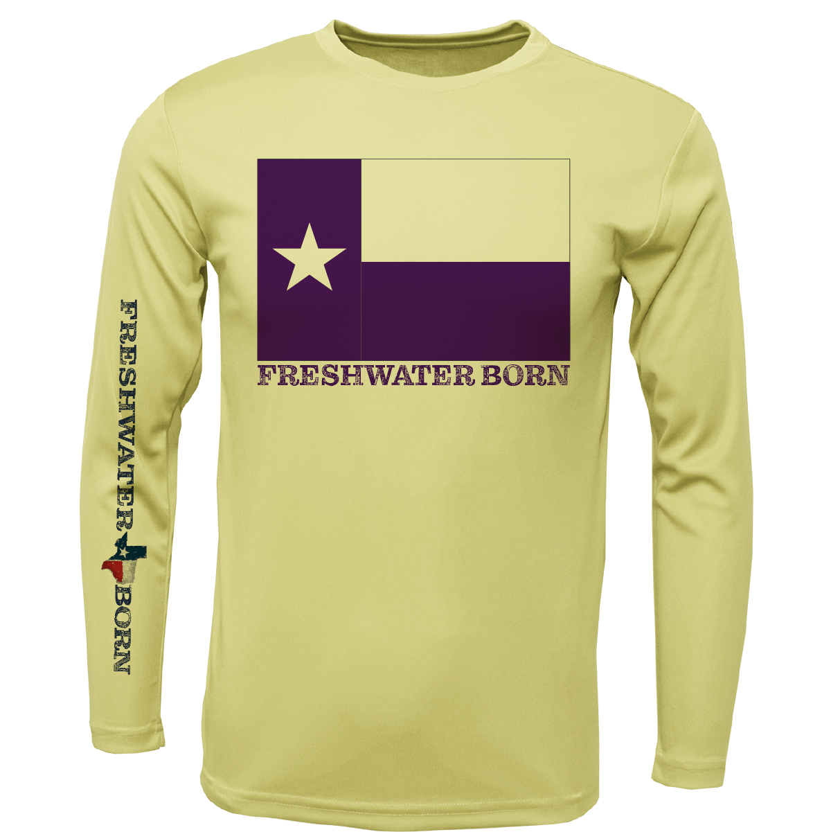 TCU Edition Freshwater Born Girl's Long Sleeve UPF 50+ Dry - Fit Shirt - Angler's Pro Tackle & Outdoors