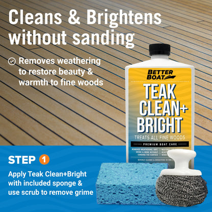 Better Boat - Teak Cleaner Brightening and Sealer Set