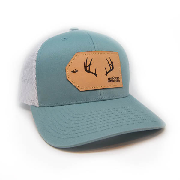 Hooked & Tagged  - Buck Antler Patch Hat