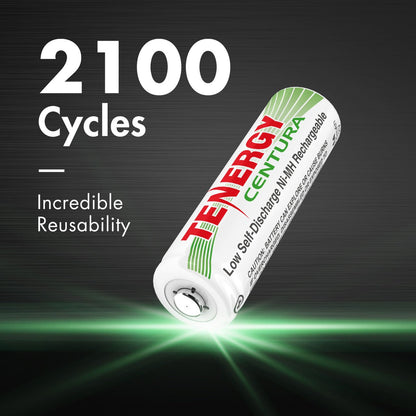 Tenergy AAA Centura NiMH Rechargeable Battery - 4 Pack - Angler's Pro Tackle & Outdoors