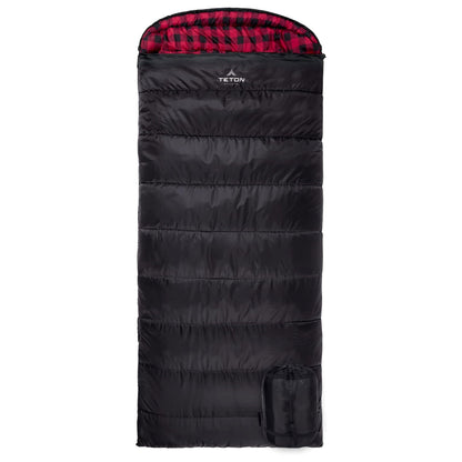 TETON Sports Celsius XXL 0 Degree Right Zipper Sleeping Bag for Camping, Black - Angler's Pro Tackle & Outdoors