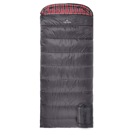 TETON Sports Celsius XXL 0 Degree Right Zipper Sleeping Bag for Camping, Gray - Angler's Pro Tackle & Outdoors