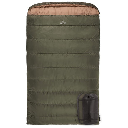 TETON Sports Mammoth 0 Degree Warm Sleeping Bags for Camping & Base Camp, Green - Angler's Pro Tackle & Outdoors