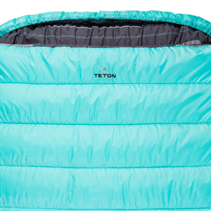 TETON Sports Mammoth 0 Degree Warm Sleeping Bags for Camping & Base Camp, Teal - Angler's Pro Tackle & Outdoors