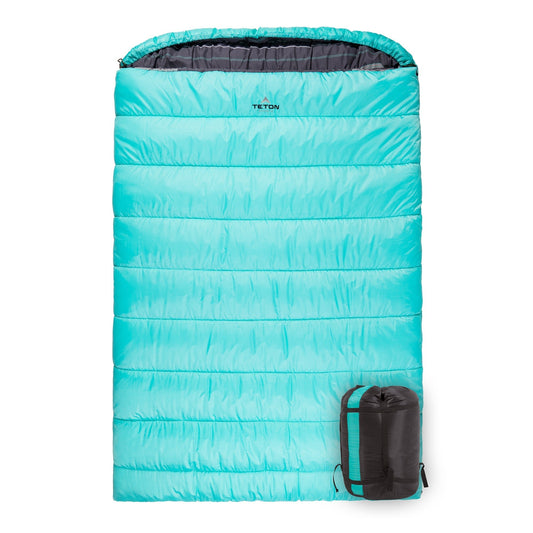 TETON Sports Mammoth 0 Degree Warm Sleeping Bags for Camping & Base Camp, Teal - Angler's Pro Tackle & Outdoors