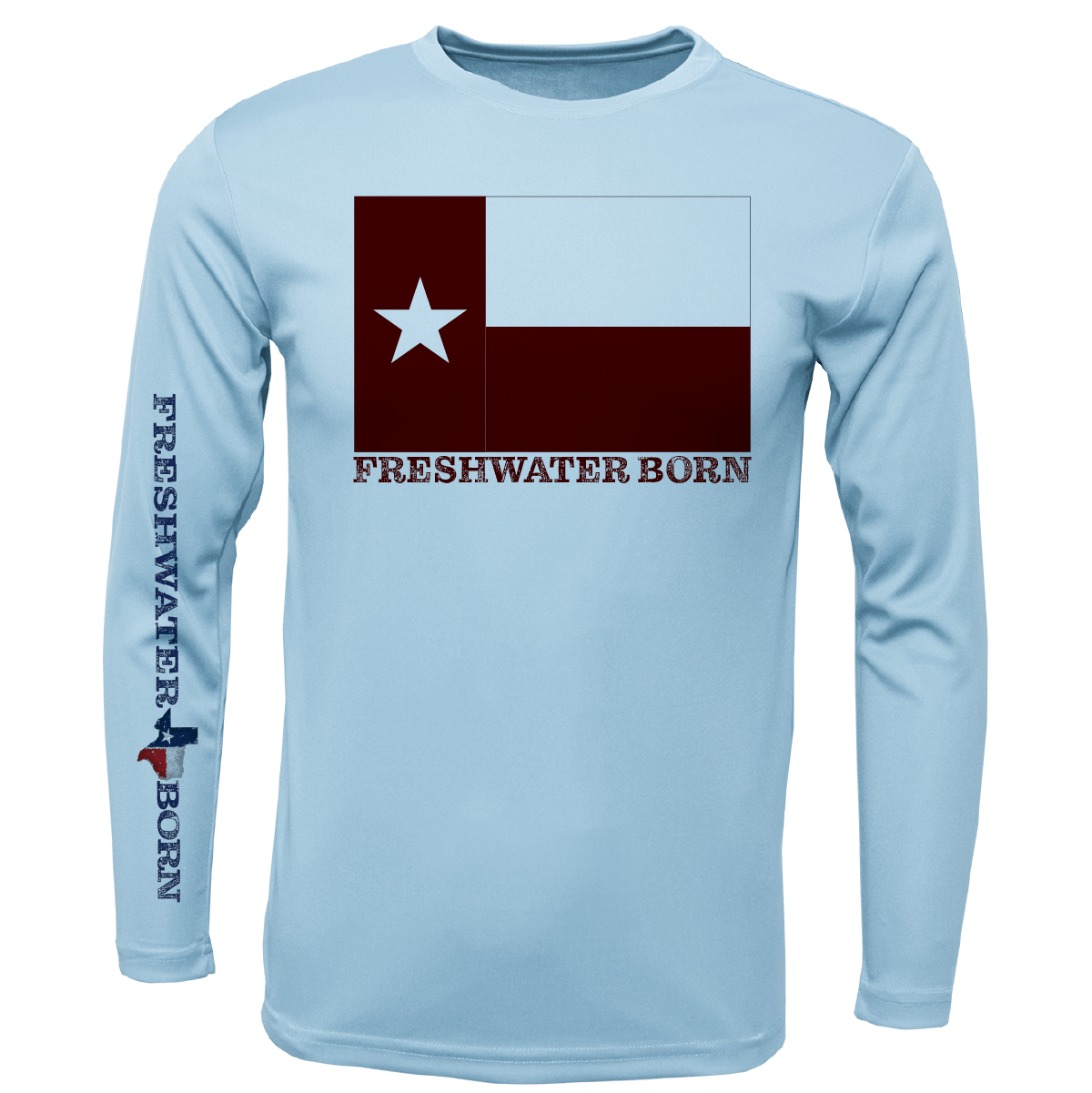 Texas A&M Edition Freshwater Born Boy's Long Sleeve UPF 50+ Dry - Fit Shirt - Angler's Pro Tackle & Outdoors