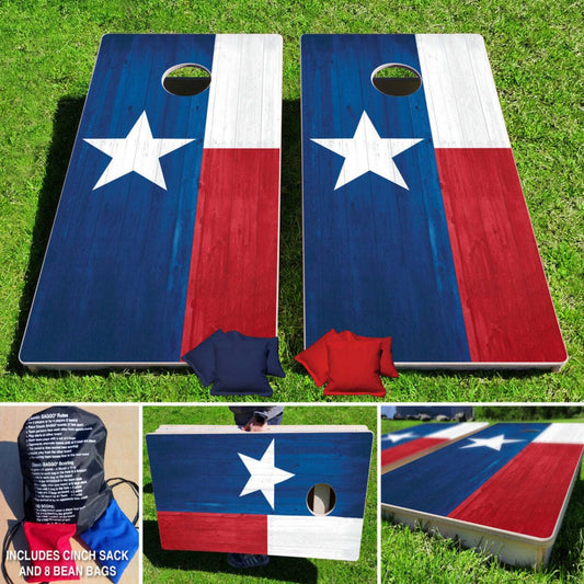 Texas Flag Baggo Pro Style Regulation Cornhole Game - Angler's Pro Tackle & Outdoors