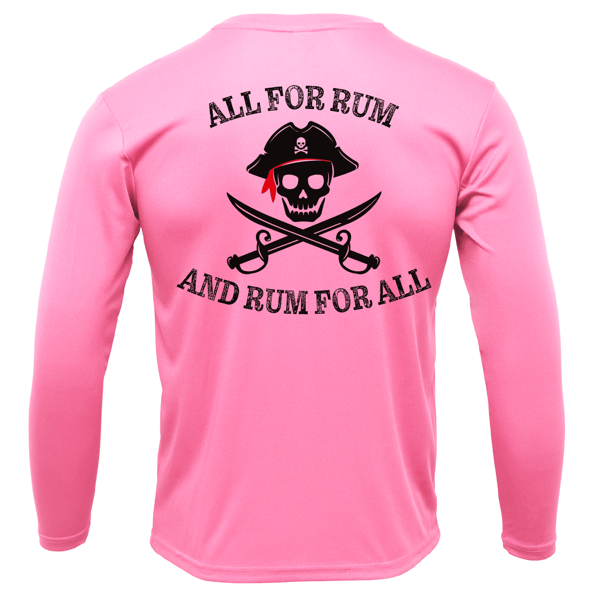 Texas Freshwater Born "All For Rum and Rum For All" Girl's Long Sleeve UPF 50+ Dry - Fit Shirt - Angler's Pro Tackle & Outdoors