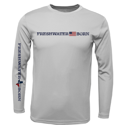 Texas Freshwater Born Linear Logo Boy's Long Sleeve UPF 50+ Dry - Fit Shirt - Angler's Pro Tackle & Outdoors