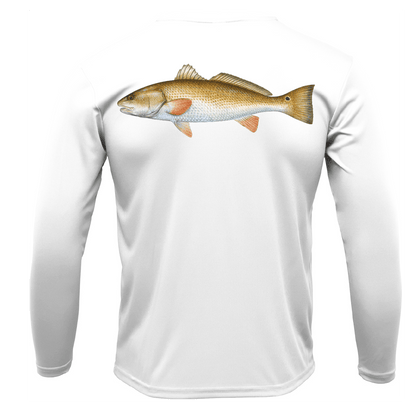 Texas Redfish Long Sleeve UPF 50+ Dry - Fit Shirt - Angler's Pro Tackle & Outdoors