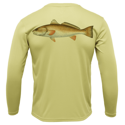 Texas Redfish Long Sleeve UPF 50+ Dry - Fit Shirt - Angler's Pro Tackle & Outdoors