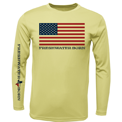 Texas USA Freshwater Born Boy's Long Sleeve UPF 50+ Dry - Fit Shirt - Angler's Pro Tackle & Outdoors