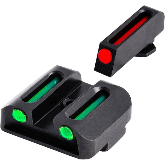 TruGlo Fiber Optic Handgun Glock Pistol Sight Accessories, Glock 17 & Glock 17L