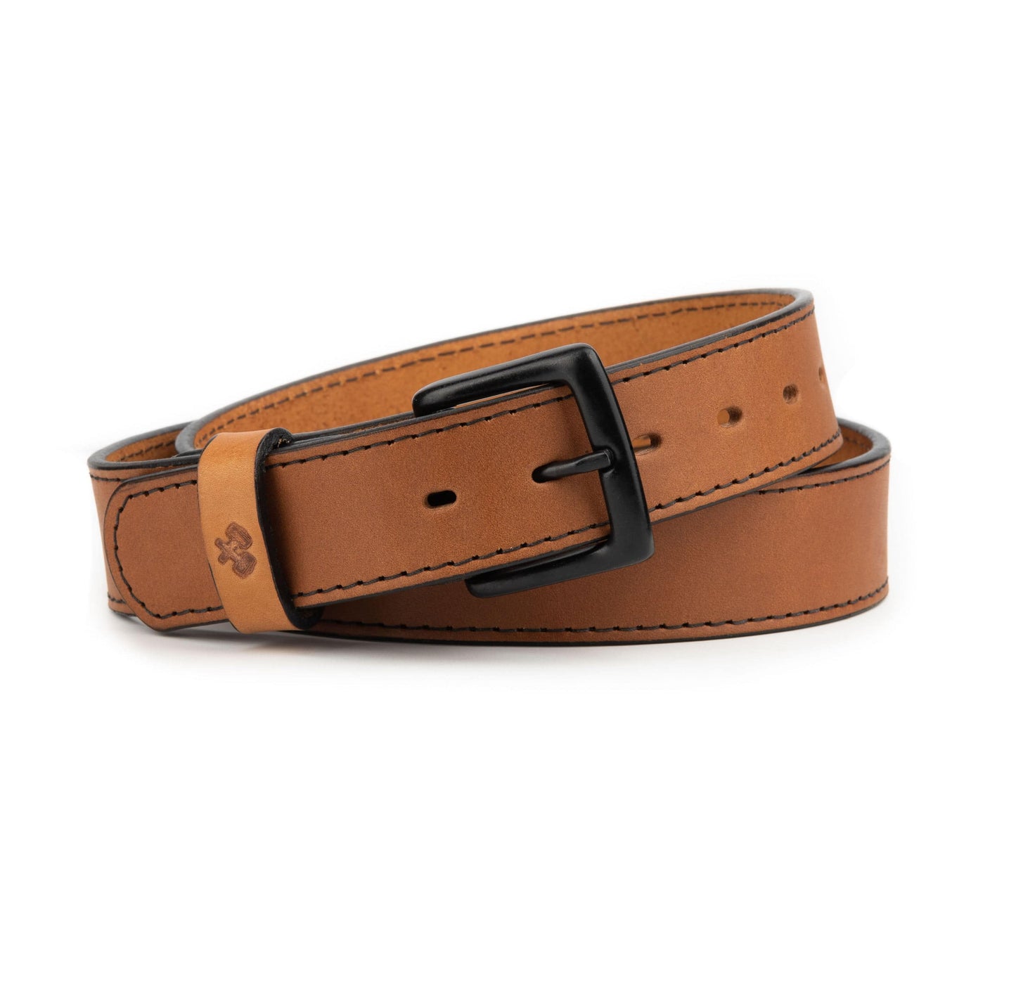 Main Street Forge - The All American Stitched Leather Belt