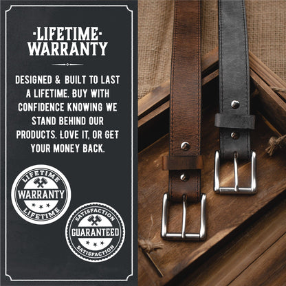 Main Street Forge - The Baron Leather Belt