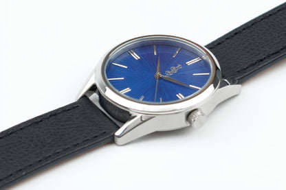 Beyond Boring Watch Co. Blue Sunburst Watch