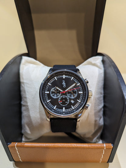 Beyond Boring Watch Co. Black Sport Chronograph