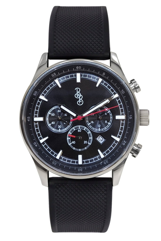 Beyond Boring Watch Co. Black Sport Chronograph