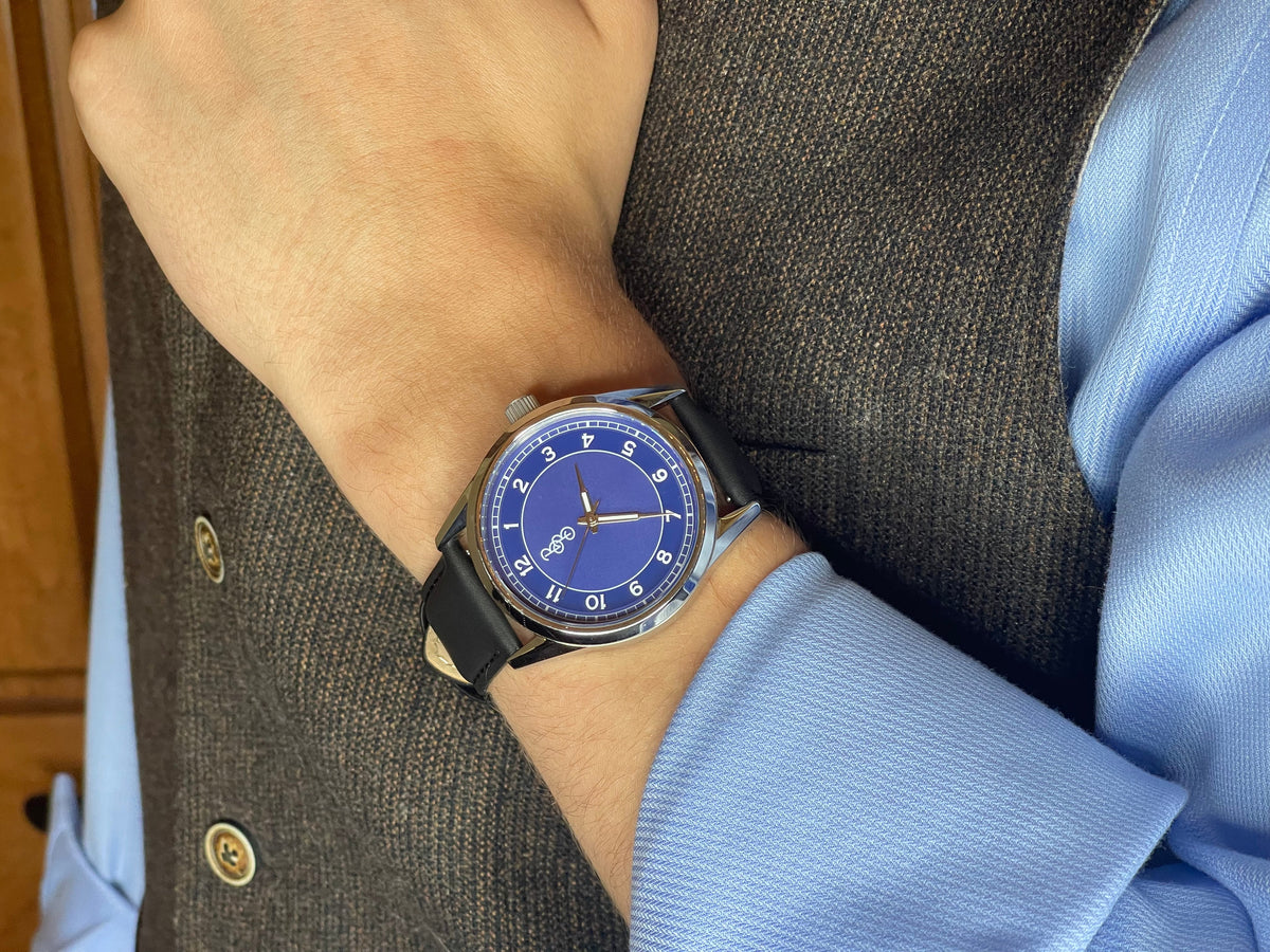 Beyond Boring Watch Co. Blue Classic Watch
