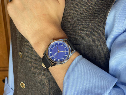 Beyond Boring Watch Co. Blue Classic Watch