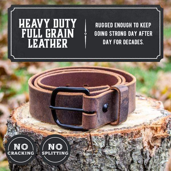 Main Street Forge - The Bootlegger Leather Belt