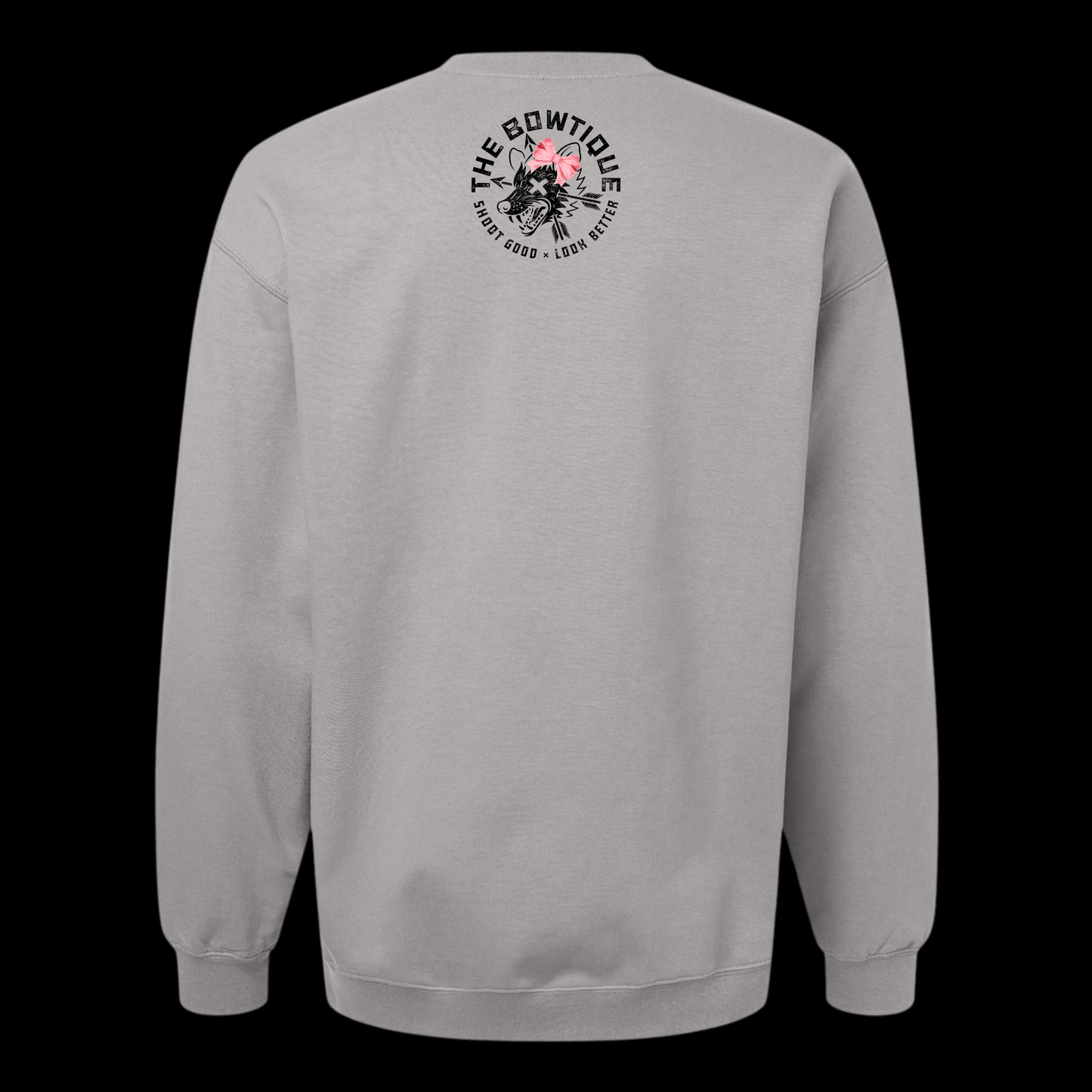 The Bowtique He’s Hunting. Crew Neck Sweatshirt - Angler's Pro Tackle & Outdoors
