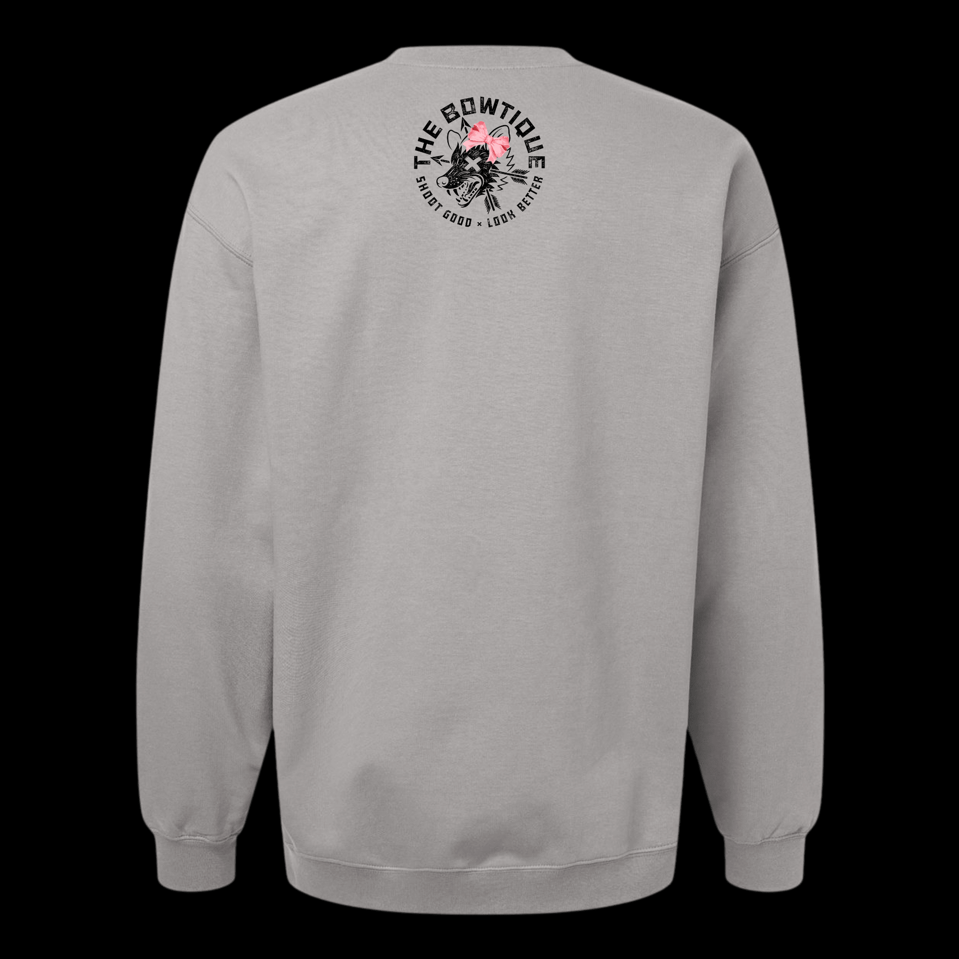 The Bowtique He’s Hunting. Crew Neck Sweatshirt - Angler's Pro Tackle & Outdoors