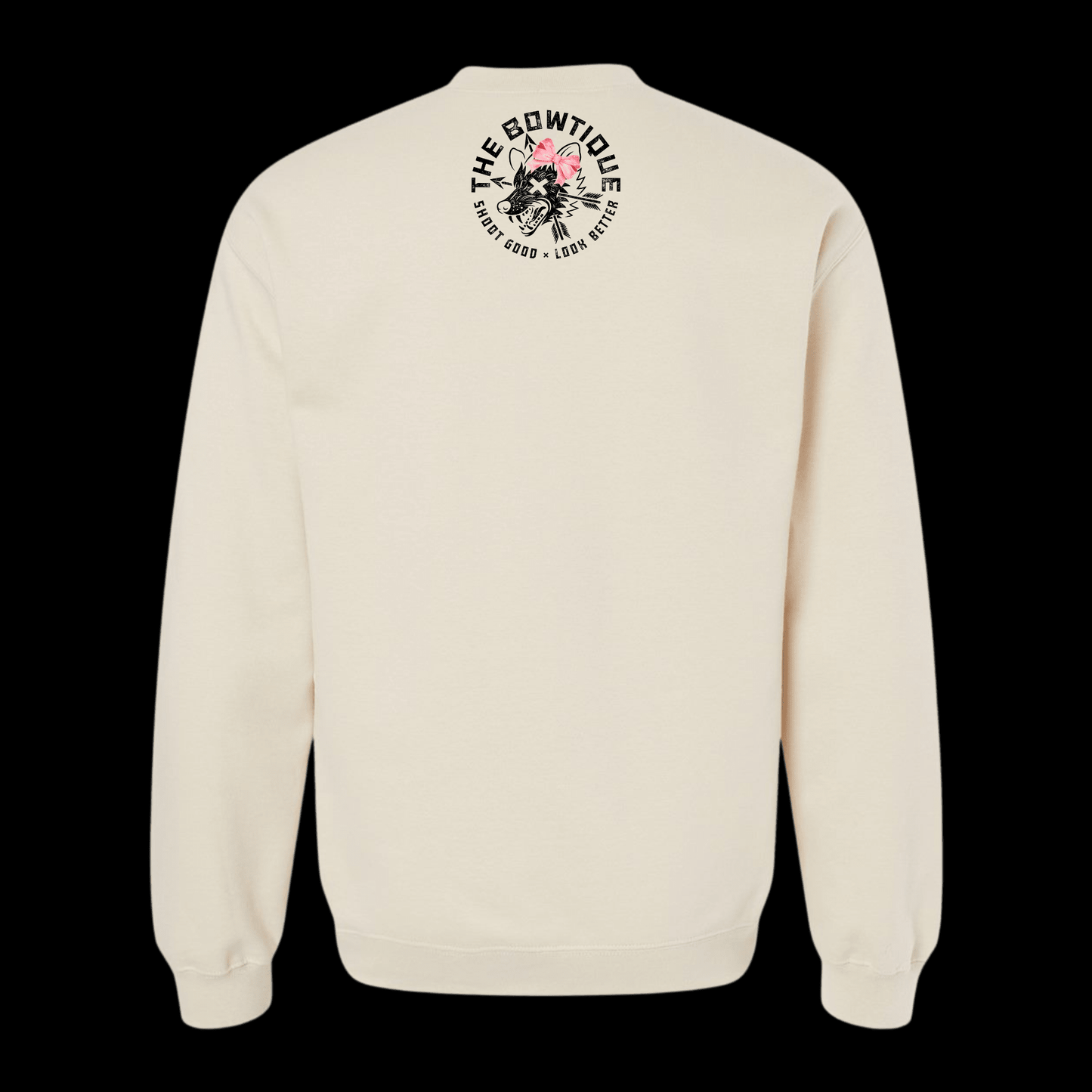 The Bowtique He’s Hunting. Crew Neck Sweatshirt - Angler's Pro Tackle & Outdoors