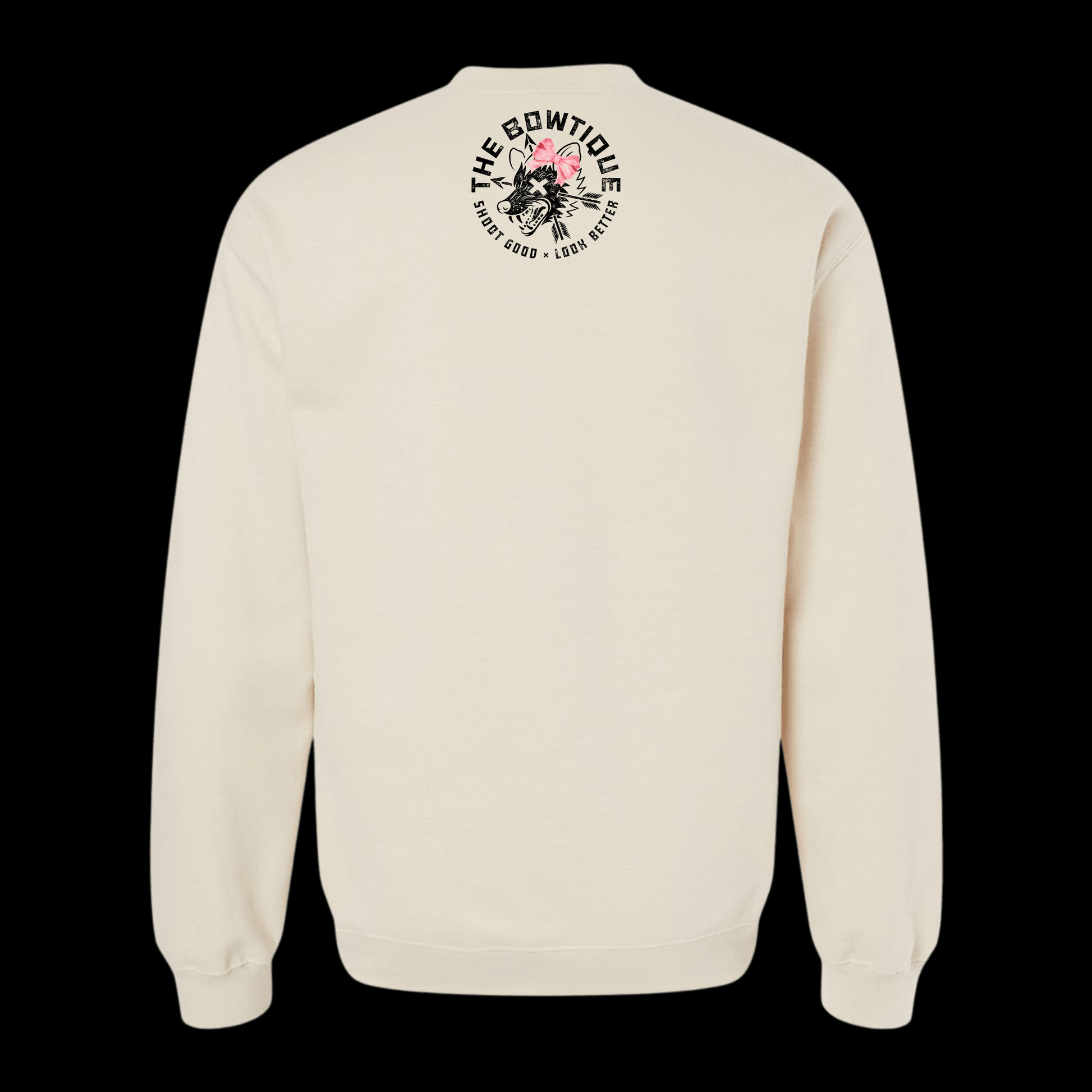 The Bowtique He’s Hunting. Crew Neck Sweatshirt - Angler's Pro Tackle & Outdoors