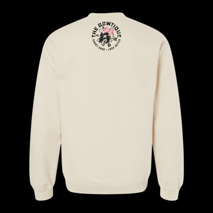 The Bowtique He’s Hunting. Crew Neck Sweatshirt - Angler's Pro Tackle & Outdoors