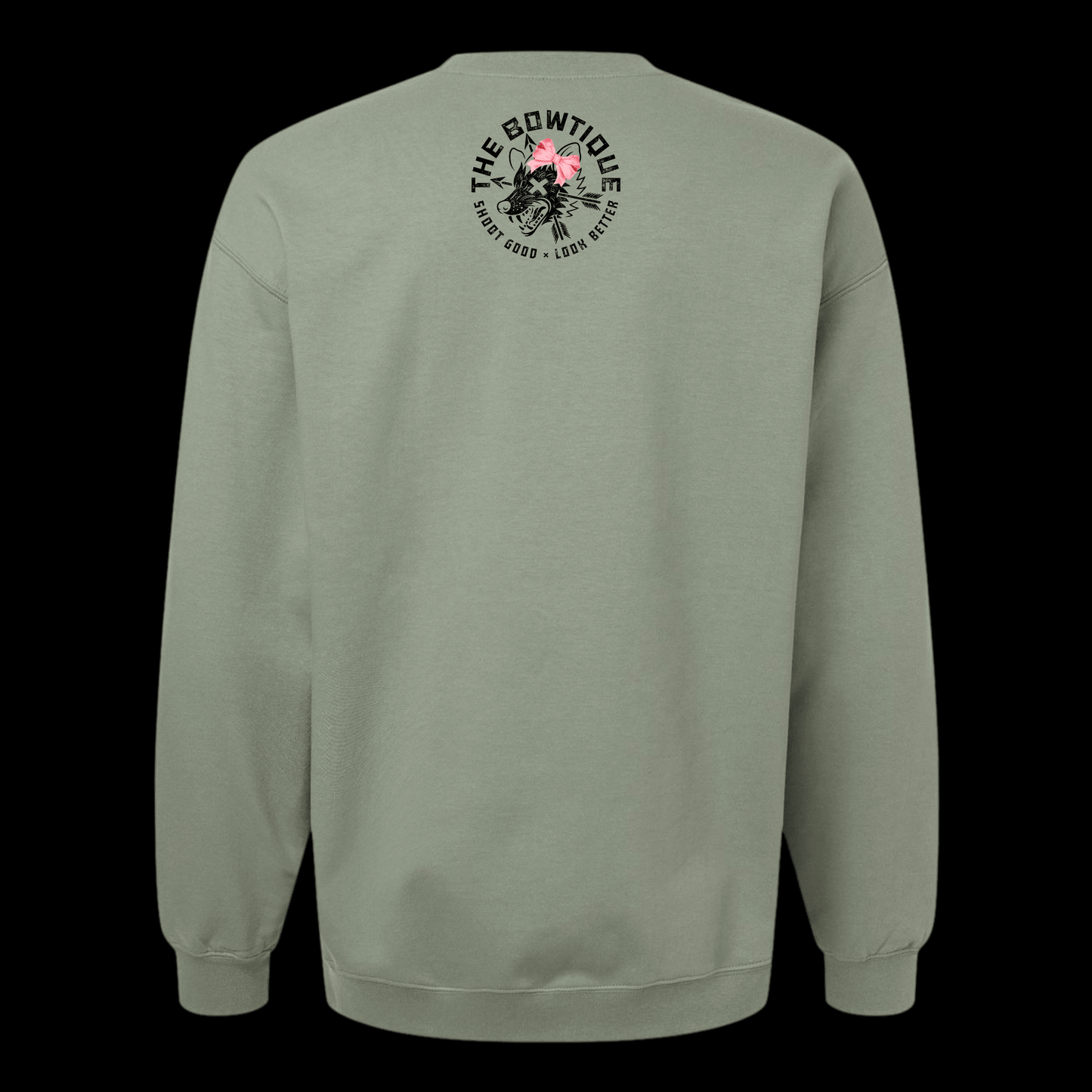 The Bowtique He’s Hunting. Crew Neck Sweatshirt - Angler's Pro Tackle & Outdoors