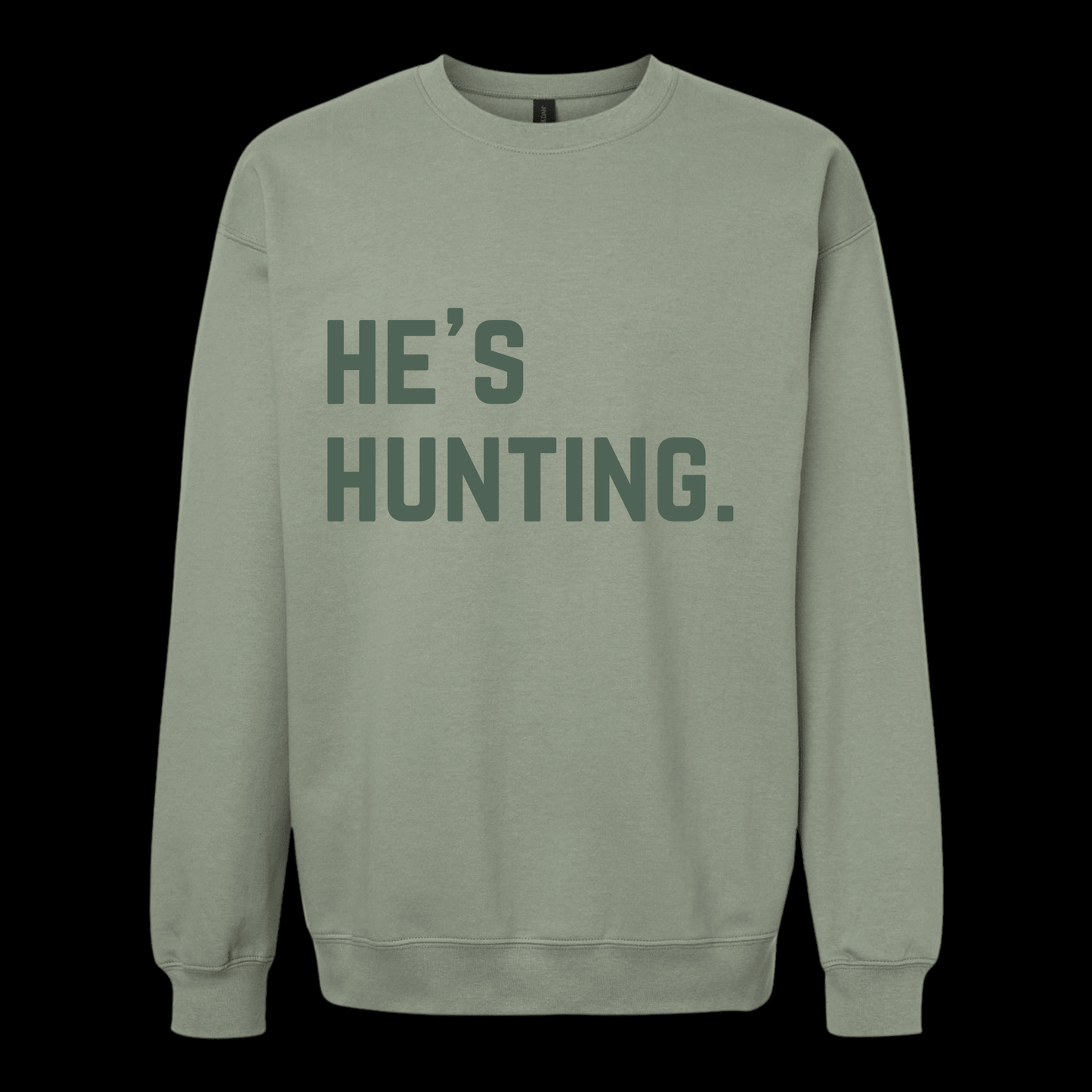 The Bowtique He’s Hunting. Crew Neck Sweatshirt - Angler's Pro Tackle & Outdoors