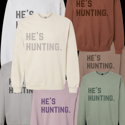 The Bowtique He’s Hunting. Crew Neck Sweatshirt - Angler's Pro Tackle & Outdoors