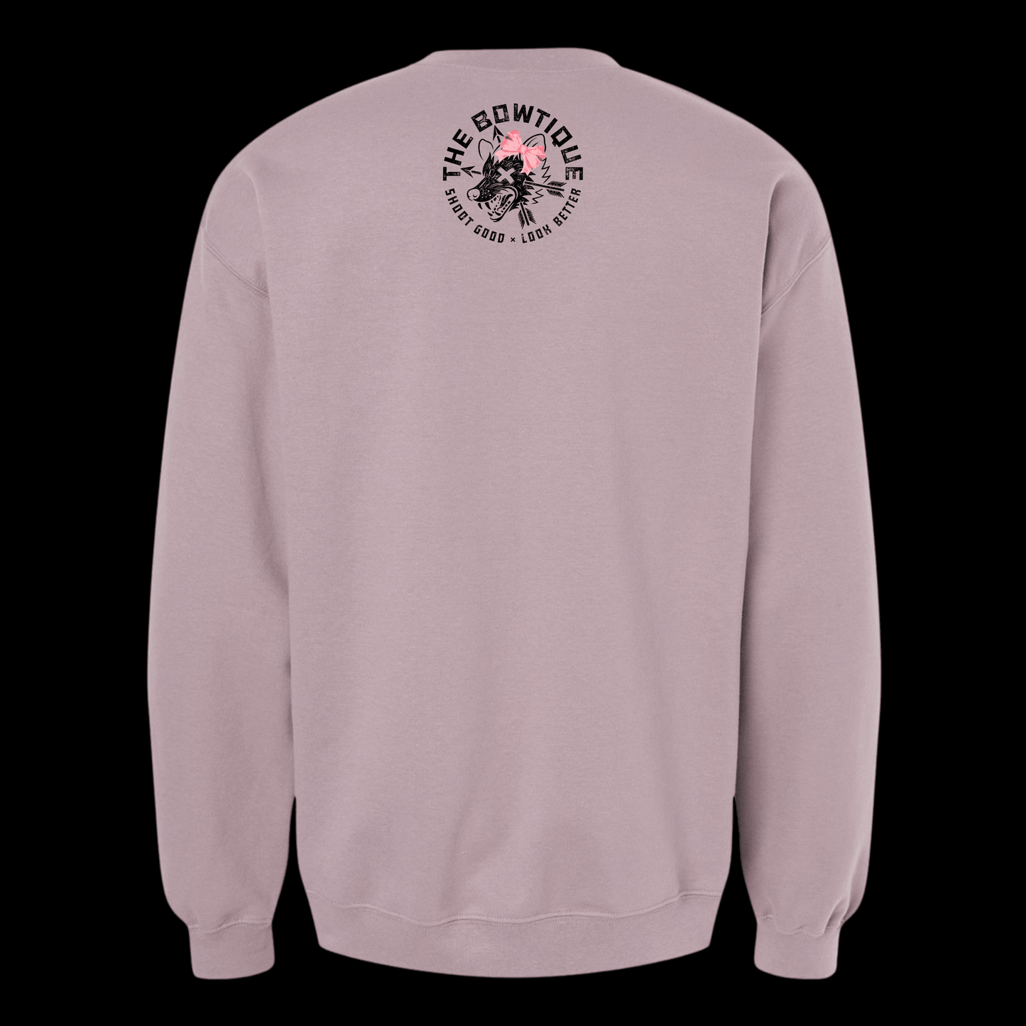 The Bowtique He’s Hunting. Crew Neck Sweatshirt - Angler's Pro Tackle & Outdoors
