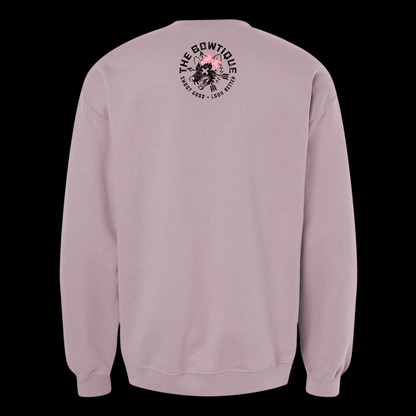 The Bowtique He’s Hunting. Crew Neck Sweatshirt - Angler's Pro Tackle & Outdoors