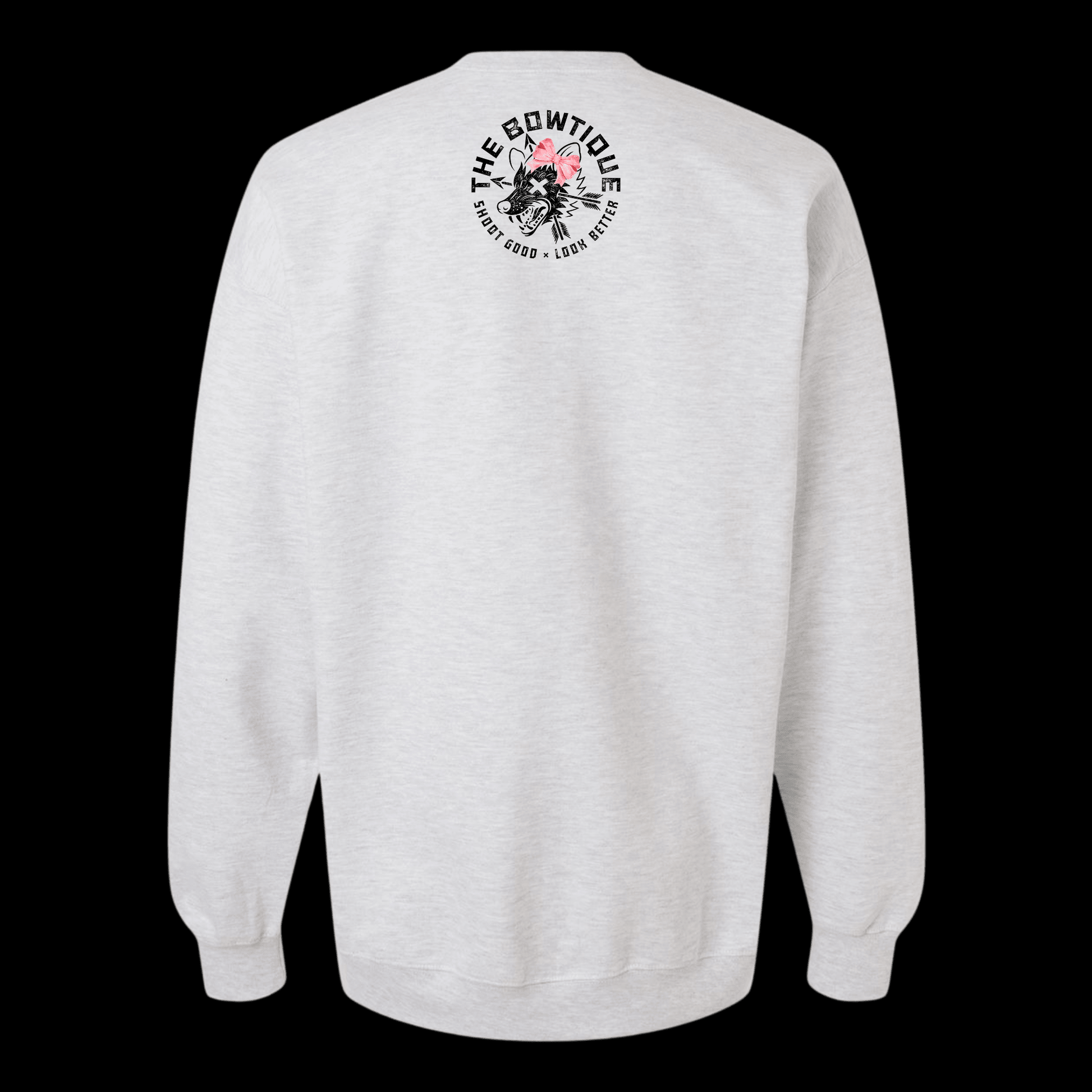 The Bowtique He’s Hunting. Crew Neck Sweatshirt - Angler's Pro Tackle & Outdoors