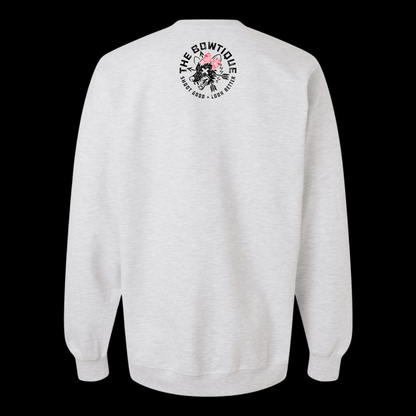 The Bowtique He’s Hunting. Crew Neck Sweatshirt - Angler's Pro Tackle & Outdoors