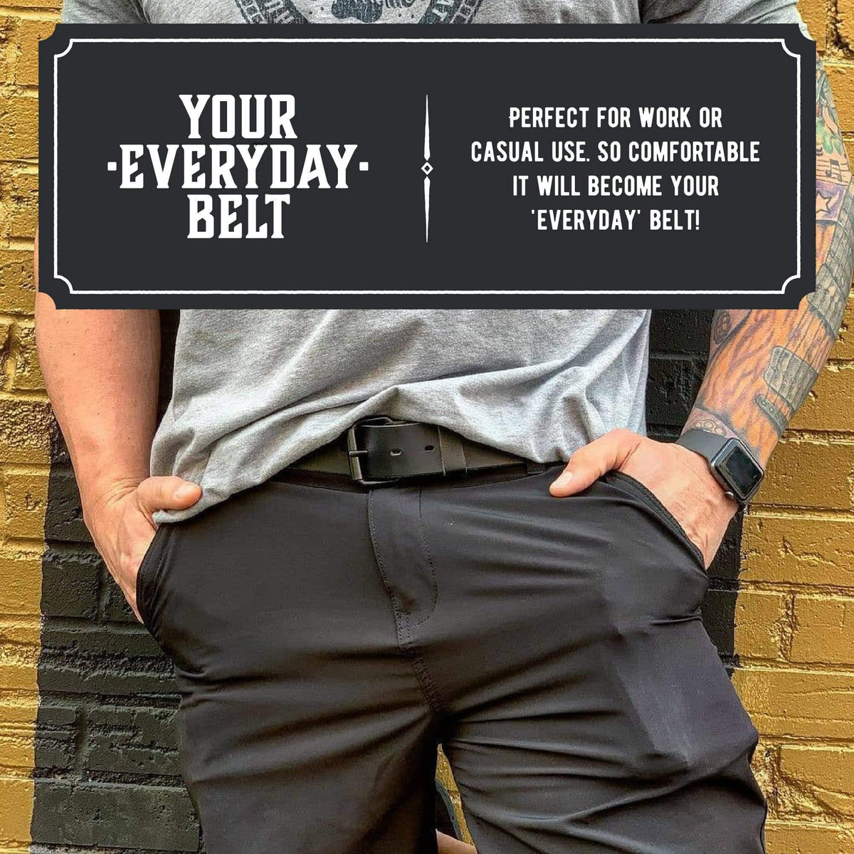 Main Street Forge - The Classic Leather Everyday Belt