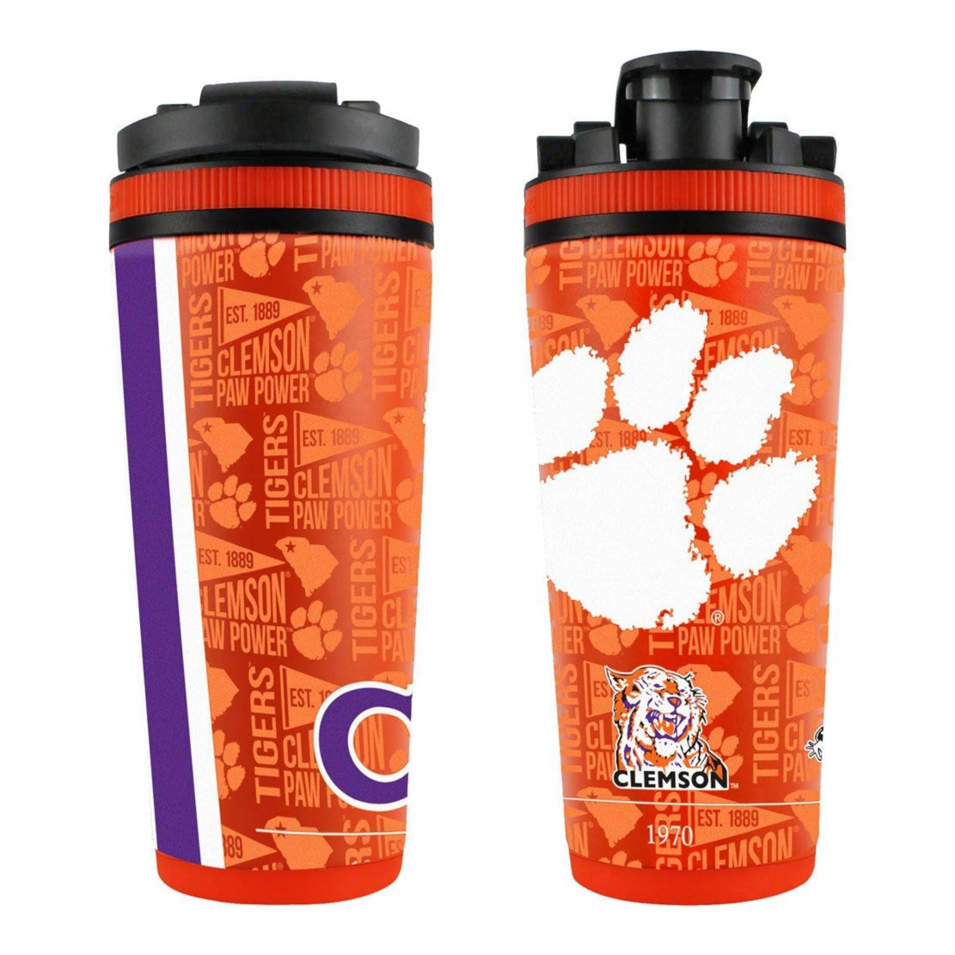 The College Vault - Clemson Tigers 4D Ice Shaker - Angler's Pro Tackle & Outdoors