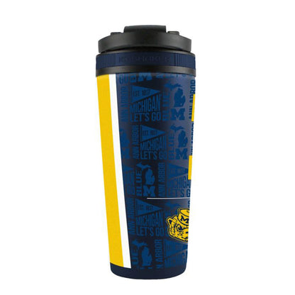 The College Vault - Michigan Wolverines 4D Ice Shaker - Angler's Pro Tackle & Outdoors