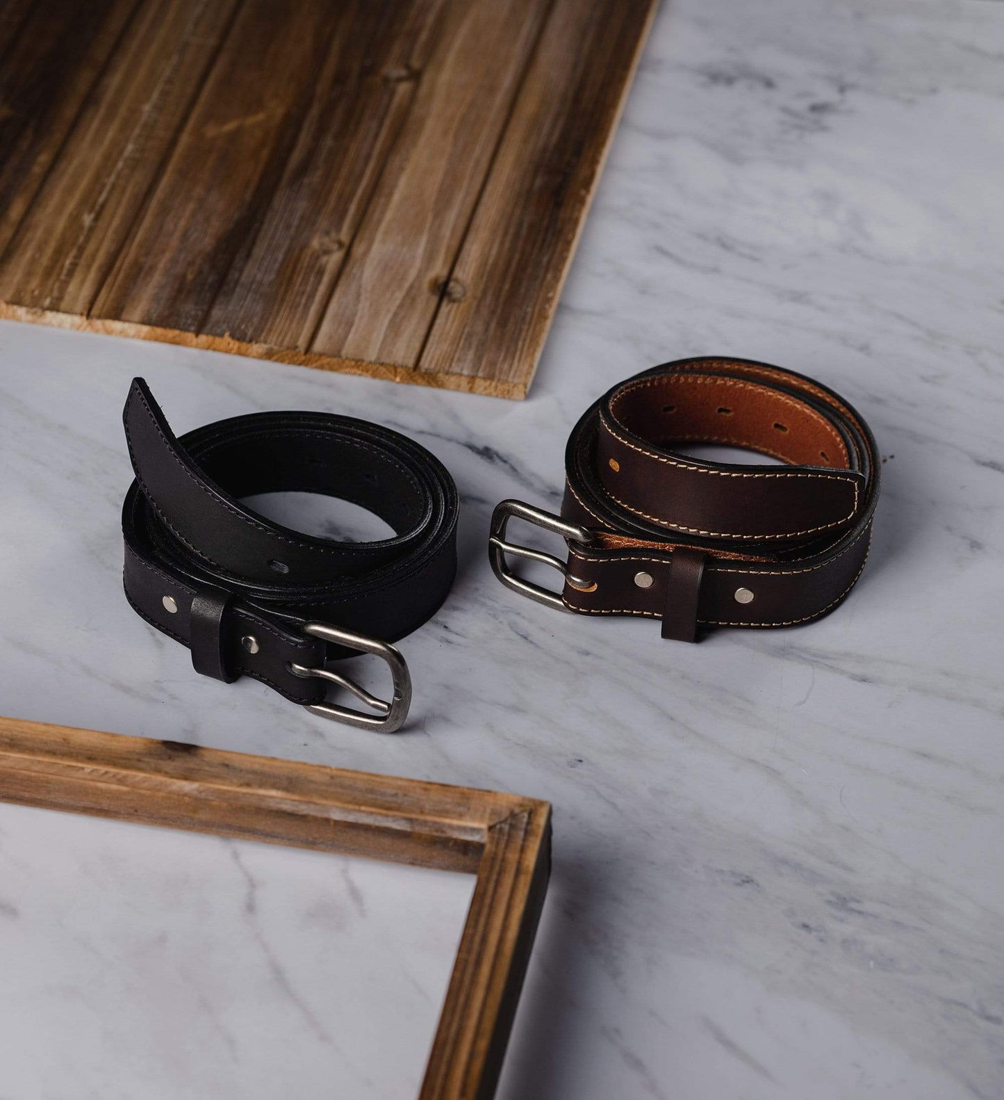 Main Street Forge - The Executive Leather 1 1/4 Inch Dress Belt