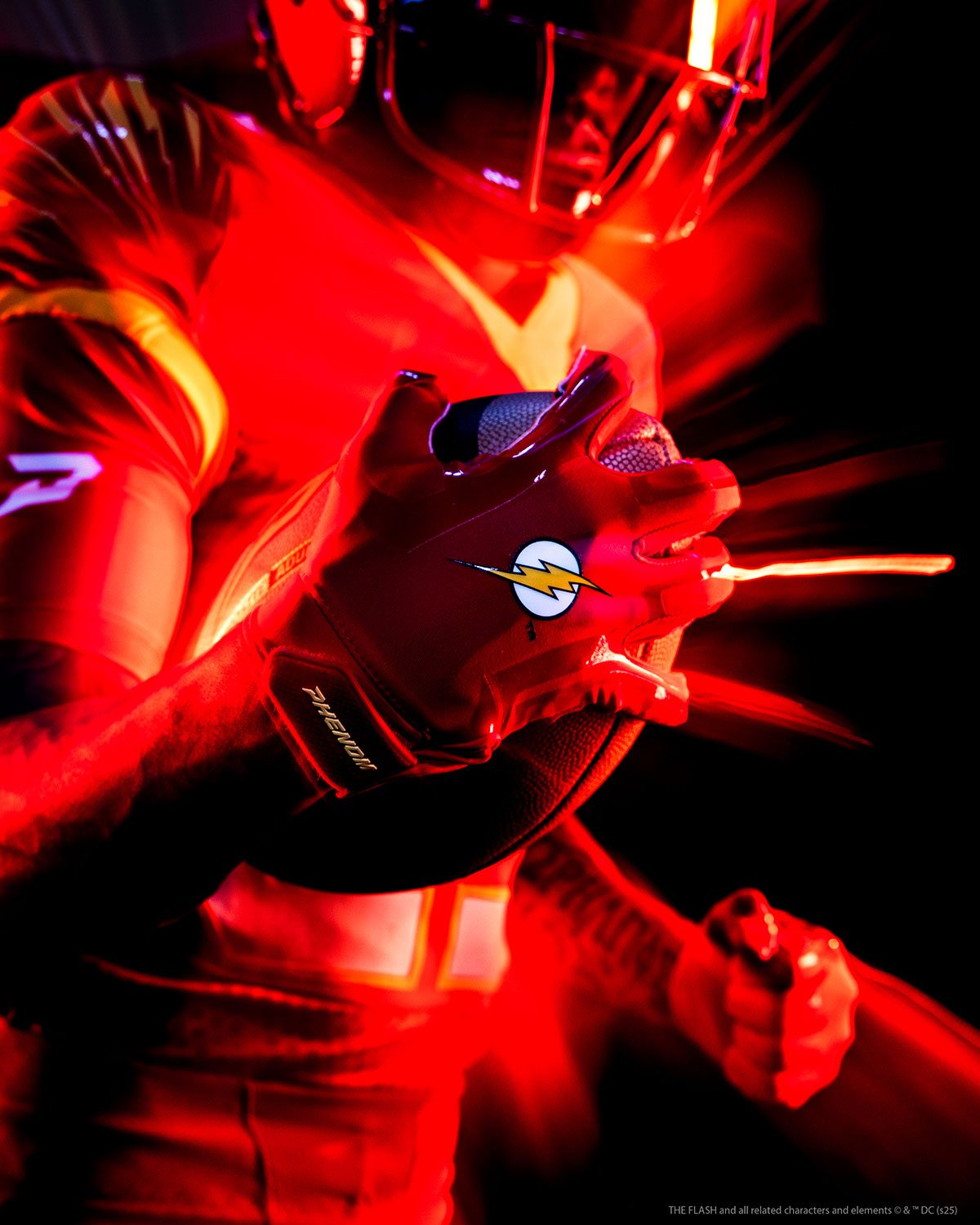 The Flash Football Gloves - VPS1 by Phenom Elite - Angler's Pro Tackle & Outdoors