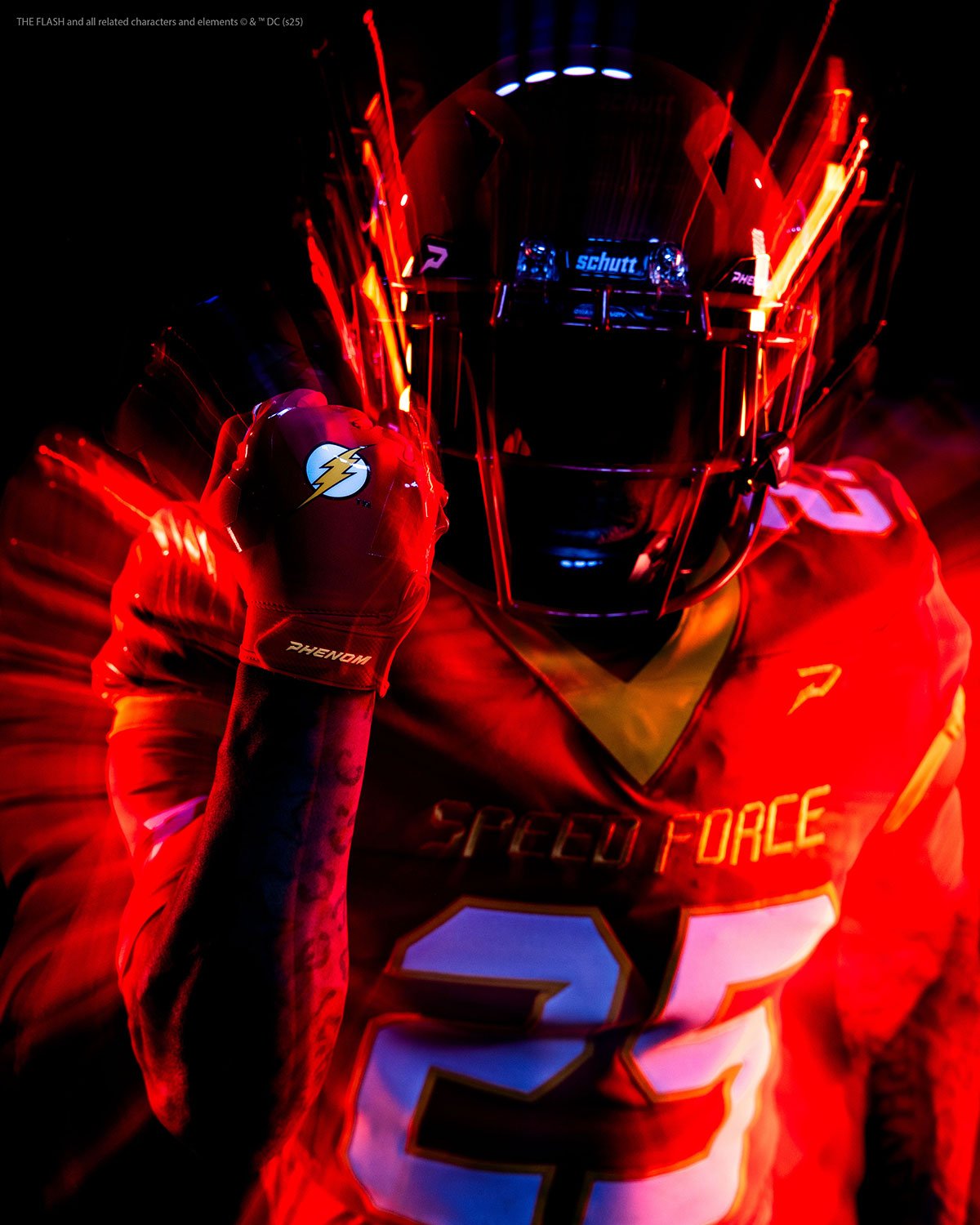 The Flash Football Gloves - VPS1 by Phenom Elite - Angler's Pro Tackle & Outdoors