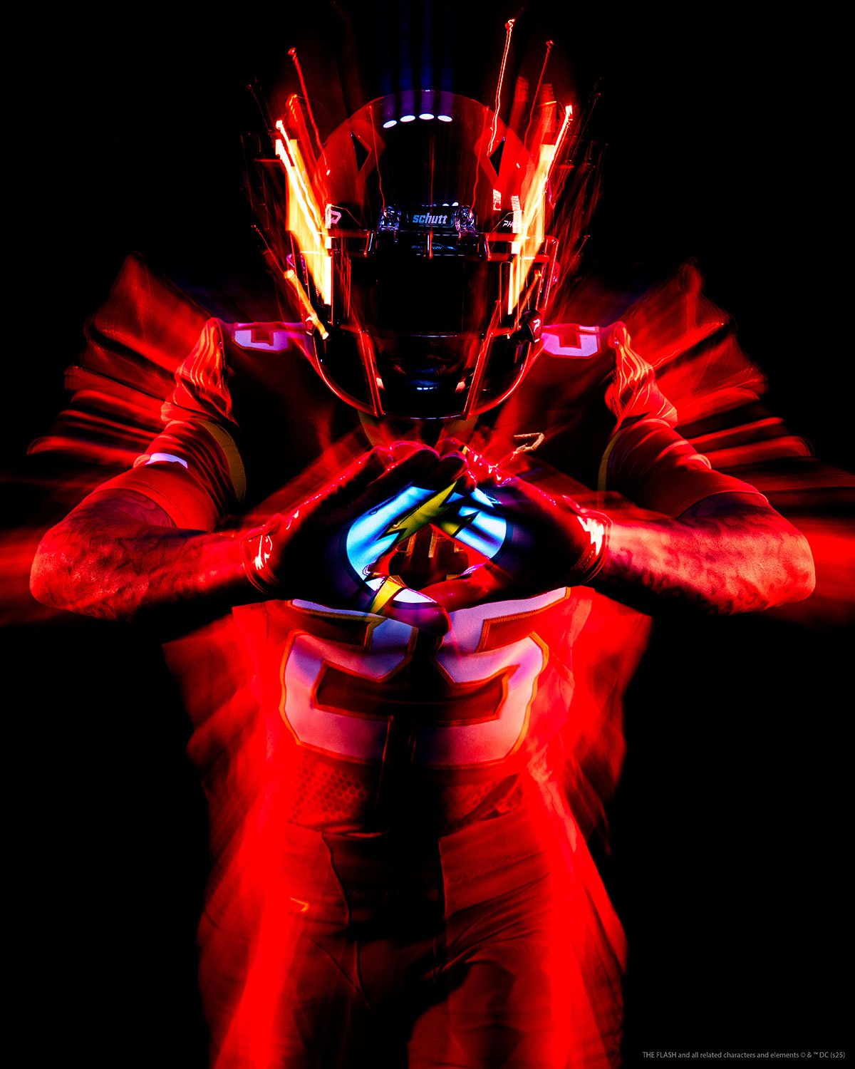 The Flash Football Gloves - VPS1 by Phenom Elite - Angler's Pro Tackle & Outdoors